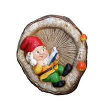 Load image into Gallery viewer, Storage Bag Outdoor Tree Faces Hanging Gnomes Decors For Yard And Garden Resin With Miniature Landscape Ornaments Owl Hanging Ornaments
