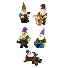 Load image into Gallery viewer, Happyyami 6pcs Creative Resin Garden Gnome Ornament Set Grandad Garden Ornaments Gnome Statue Micro Landscape
