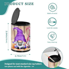 Load image into Gallery viewer, Cute Gnomes Halloween Car Smoking Ash Tray, Smokeless Ashtray Outdoor, Ash Tray Women, Cigarette Butt Disposal Portable
