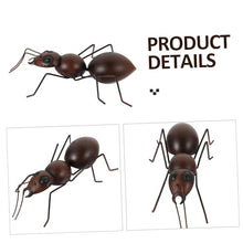 Load image into Gallery viewer, Happyyami 1pc Large Iron Ant Ornament Unique Balcony Lawn Decoration Garden Adornment Durable Metal Craft for Home Decor and Outdoor Spaces
