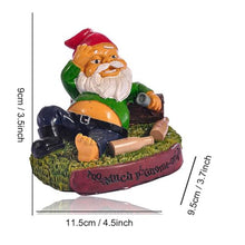 Load image into Gallery viewer, MOOCOCO Funny Garden Gnome Statue, Naughty Gnomes Statues Figurines for Outdoor Lawn &amp; Yard Home Decorations, Gnomes Figurine Sculpture Resin Ornaments (W10)
