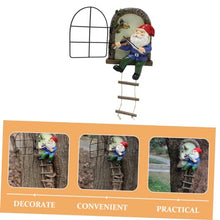 Load image into Gallery viewer, Happyyami Resin Garden Gnome Figurine Cute Gnome Decoration for Garden Lawn and Home Decor for Outdoor and Indoor Use
