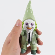 Load image into Gallery viewer, LRNIOT Middle Finger Gnomes Horror Decor Garden Statue Garden Gnome Middle Finger Gifts Funny Gifts for Home and Office 5.5&quot;
