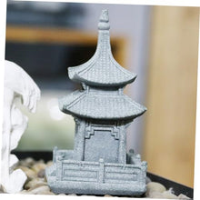 Load image into Gallery viewer, COSMEVIVI Simulated Bonsai Decoration Pavilion Statue Zen Statues Large Outdoor Garden Sculpture
