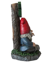 Load image into Gallery viewer, World of Wonders Take The High Road Gnome Sign | Porch Decoration Garden Gnome Statue | Stoner Ave. Baked St Novelty Garden Patio Funny Decor - 7&quot;
