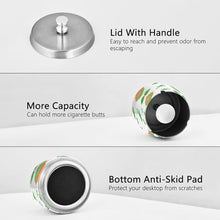 Load image into Gallery viewer, Cute Gnomes Green Shamrock Ash Tray Women, Stainless Steel Cigar Ashtray, Ash Trays Indoor
