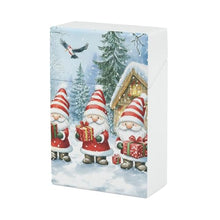 Load image into Gallery viewer, Christmas Gnomes Plastic Cigarette Cases Portable Smoking Storage Box Lightweight Cigarettes Holder for Men Women
