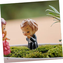 Load image into Gallery viewer, Hemobllo 2pairs Miniature Couples Adornment Creative Resin and Landscape Ornaments for Mini Gardens and Desktop Decoration for Decor of Bride and Groom Figurines
