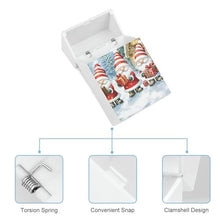 Load image into Gallery viewer, Christmas Gnomes Plastic Cigarette Cases Portable Smoking Storage Box Lightweight Cigarettes Holder for Men Women
