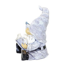 Load image into Gallery viewer, Roman Gnome with Book Statue, 9.25-inch Height, Resin, Outdoor Decor, Garden Accent, Home Accessories
