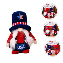 Load image into Gallery viewer, Cabilock Independence Day Gnome Doll for Home Decor Festival Accessory for Celebrations Cute Adornment for Parties Cozy Atmosphere Creation for Desktops and Porches

