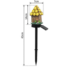 Load image into Gallery viewer, BOBVB 7pcs Solar Fairy Lights Garden Gnome Statues Outdoor Waterproof Mushroom Lights Resin Yard Owl for Patio Mushroom Lawn Statue for Patio Lawn Party Decorations
