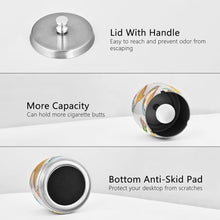 Load image into Gallery viewer, Cute Easter Gnomes Cigarette Butt Collector, Smokeless Ashtray with Lid, Beach Ashtray
