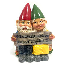 Load image into Gallery viewer, Hbbgdiy Couple Fairy Dwarf Resin Hand-Painted Garden Gnome Ornament Romantic Statue Indoor Outdoor Garden Patio Home Decoration Couple Fairy Dwarf Gnome Ornament Hand-Painted Cou
