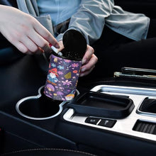 Load image into Gallery viewer, Cute Gnome Purple Car Smoking Cup Smell Free Ashtray Portable Ashtray for Car, Trash can with Lid
