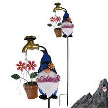 Load image into Gallery viewer, Solar Stake Lights Outdoor, Cartoon Gnome Solar Garden Stakes, Waterproof LED Landscape Lighting, Twinkling Garden Decoration, Winter Christmas Yard Lights, Backyard Walkway Lighting, Decorative Solar
