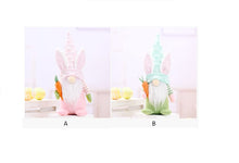 Load image into Gallery viewer, Sly Sippy Easter Gonk Gnomes Ornaments | 2 Pack Easter Rabbit Bunny Plush Doll Toys | Handmade Spring Gonks Gnomes Easter Egg Home Easter Decorations Gifts | Easter Bunny Decorations -Green and Pink
