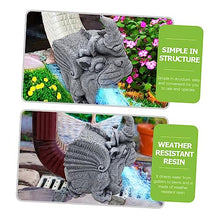 Load image into Gallery viewer, Happyyami Garden Decor Gutter Downspout Extension Statue Gnome Downspout Cover Decorative Gutter Drain Cover Spout Decoration
