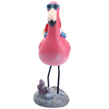 Load image into Gallery viewer, SUPVOX Naughty Gnome Statue Flamingo Wear Resistant Resin Dwarf Garden Ornament for Outdoor Lawn and Lightweight for Courtyards and Parties
