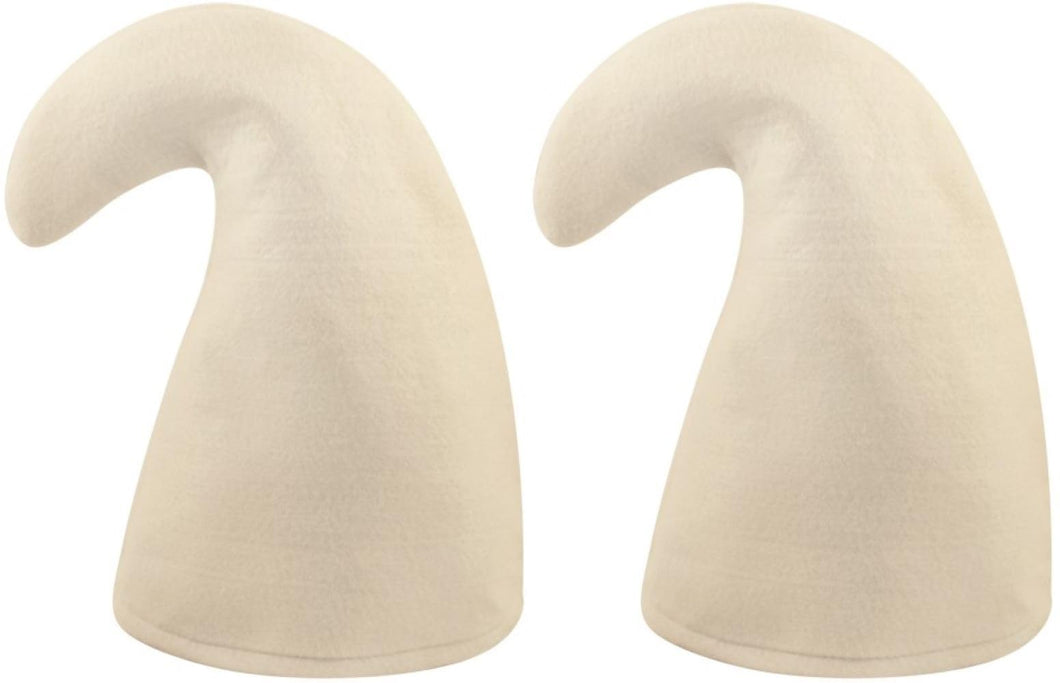 Smart Cutie Bundle - 2x Adults Gnome Felt Hat Fancy Dress Accessory White