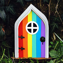 Load image into Gallery viewer, Mllkcao Garden Ornaments Outdoor Sale Large Rainbow Color Door and Window Pendant Crafts Outdoor Outdoor Courtyard Garden Tree Decoration
