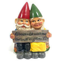 Load image into Gallery viewer, Couple Fairy Dwarf Couple Garden Gnome Ornament Hand-Painted Gnome Resin Garden Statue
