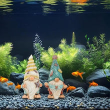 Load image into Gallery viewer, LIYAOLI Fish Aquarium Decor Ornaments Resin Garden Gnomes Statues Fish Tank Decorations Small Accessories Funny Home Ocean Decor Fish Toy for Betta Cichlid Goldfish Shrimps Hermit Crabs Turtle
