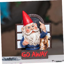 Load image into Gallery viewer, Happyyami 1 Pc Garden Gnomes Ornaments Outdoor Solar Garden Ornaments Resin Statue Decoration Lawn Decoration
