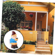 Load image into Gallery viewer, ULTECHNOVO 1Pc Christmas Gnome Doll Decor Adorable Elf Ornament for Indoor Outdoor Micro Landscape Festival Gnome Figurine for Home Garden Decoration
