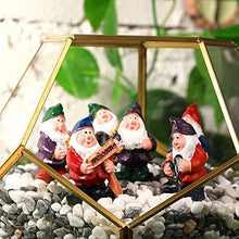 Load image into Gallery viewer, Rwedkd 7 Pieces Gnome Fairy Resin Statues Mini Garden Statues Decoration Tale Statue for Holiday Decoration

