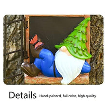 Load image into Gallery viewer, vomiceak Whimsical Fairy Garden Gnome Statue, Tree Faces Decor Outdoor -5.9 Inch, Funny Garden Tree Decoration,Ideal Patio Yard Lawn Porch Decoration
