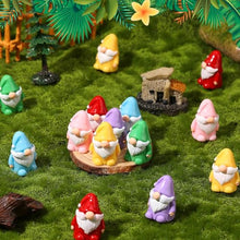 Load image into Gallery viewer, GGSTDDUP 60 Pcs Mini Gnomes, Mini Resin Gnomes Statues, Tiny Figures Miniature Gnome Figurines, Cute Garden Dwarf Fairy Gifts Statues Decor for Landscapes Outdoor Patio Yards Lawn
