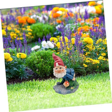 Load image into Gallery viewer, BESPORTBLE Water Decoration Resin Gnome Pipe Extender Gutter Ornament Cover for Garden
