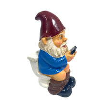 Load image into Gallery viewer, Garden Goblin Funny Garden Gnome Statue, Naughty Garden Gnome Dwarfs Sculpture, Rude Garden Gnomes Man Ornaments, Resin Indoor Outdoor Figurine Art Decorations for Patio, Yard, Lawn(AW-004)
