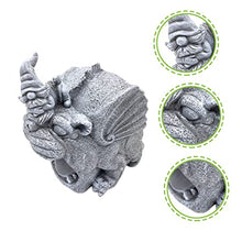 Load image into Gallery viewer, Happyyami Garden Decor Gutter Downspout Extension Statue Gnome Downspout Cover Decorative Gutter Drain Cover Spout Decoration
