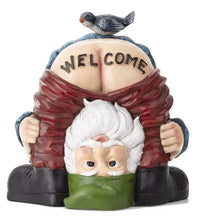 Load image into Gallery viewer, Welcome Garden Gnomes Ornaments-Garden Gnome Statue,Funny Waterproof Resin Dwarf Craft for Lawn Ornaments, Indoor or Outdoor Decorations
