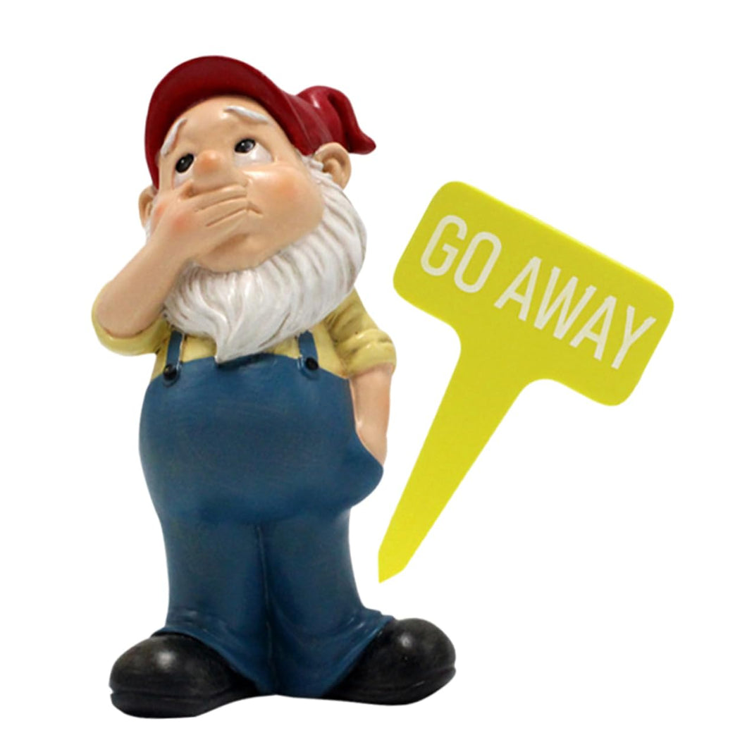 CIMAXIC Gnome Statue Set Elf Ornaments Resin Garden Gnomes Outdoor for Yard Christmas Decor