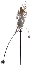 Load image into Gallery viewer, Fairy Balancing Sculpture - Metal Garden Wind Spinner and Stake - Great Decor Ornament
