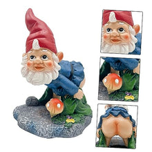 Load image into Gallery viewer, BESPORTBLE Water Decoration Resin Gnome Pipe Extender Gutter Ornament Cover for Garden
