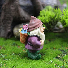 Load image into Gallery viewer, Rwedkd 7 Pieces Gnome Fairy Resin Statues Mini Garden Statues Decoration Tale Statue for Holiday Decoration
