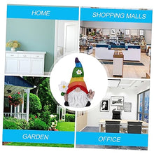 Load image into Gallery viewer, Kisangel 2pcs Garden Gnome Doll Figurine Adorable Resin Ornament for Home Decoration for Tiered Tray Desk Table Garden Layout Craftsmanship Brings
