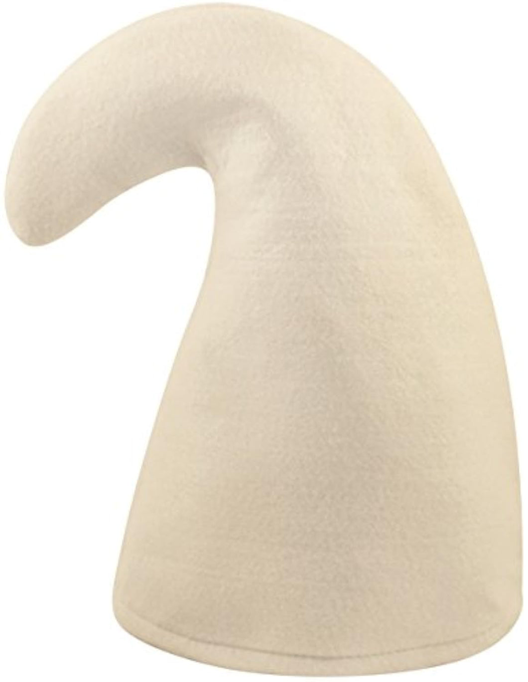 HENBRANDT Single Adult White Gnome Hat One Size Fairytale Elf Garden Gnome Dwarf Hat Student Night Halloween Fancy Dress Cosplay Costume Accessory for Men and Women