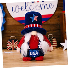 Load image into Gallery viewer, Cabilock Independence Day Gnome Doll for Home Decor Festival Accessory for Celebrations Cute Adornment for Parties Cozy Atmosphere Creation for Desktops and Porches
