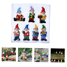 Load image into Gallery viewer, Happyyami 1set Miniature Resin Gnomes Garden Decor Statues for Outdoor and Indoor Use for Flowerbeds Walkways and Family
