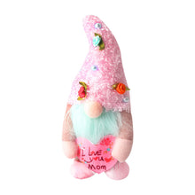 Load image into Gallery viewer, Jagowa Mother&#39;s Day Gnome Plush Doll Easter Bunny Gnomes Décor Gonk Dwarf Elf Figurines Desktop Ornaments
