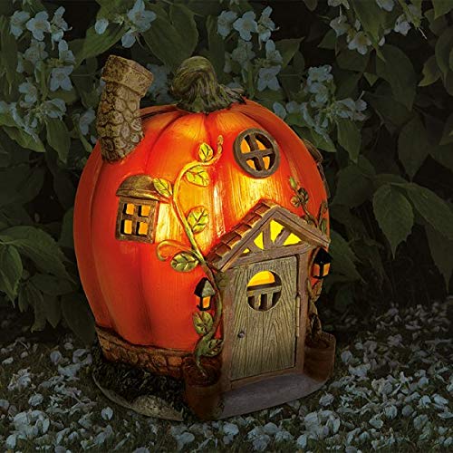Smart Garden Products 1020988 Solar Powered Humpkin House Elvedon Collection Orange