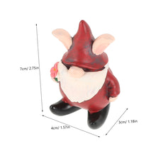 Load image into Gallery viewer, Happyyami 4pcs Christmas Elf Gnome Statues Outdoor Resin Garden Decor Festive Gnome Figurines for Yard Holiday Decoration for Home and Patio
