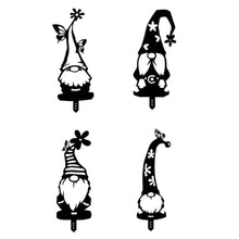Load image into Gallery viewer, 4 Pcs Garden Stake Hollow Out Gnomes Sculpture For Creative Acrylic Dwarf Decor Outdoor Patio Decorative Landsca Garden Gnomes For Outside Large Hollow Out
