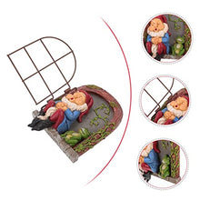 Load image into Gallery viewer, Toyvian 1Pc Old Man Garden Gnome Statue Pendant Funny Outdoor Tree Hanging Ornament for Courtyard Landscape Decor for Decoration and
