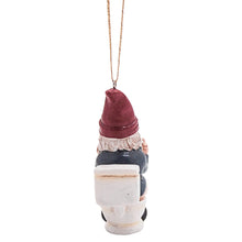 Load image into Gallery viewer, Naughty Gnome on a Toilet Christmas Ornament, Holiday Decoration, Funny White Elephant Gift, Unique Festive Gnome Decor, 3.25 Inches
